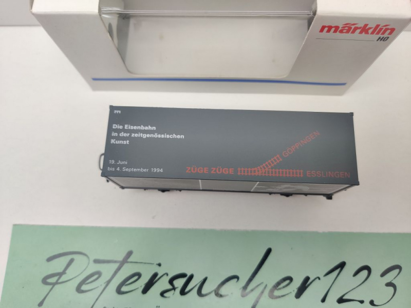 Märklin H0 AC 94002 SoMo-94 Eisenbahn i.d. zeitgen. Kunst "Helmut Newton" grau / ErsatzVP