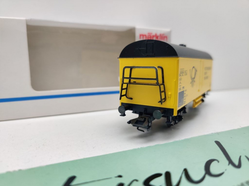 Märklin H0 AC 94049 PMS62-05 gedeckter Güterwagen "10 J. PMS" / MB / OVP weiß