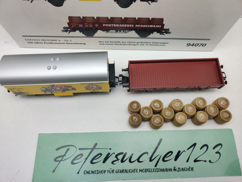 Märklin H0 AC 94070 PMS62-08 Wagen-Set "Edition Historica No1" / NEM / MB / OVP weiß