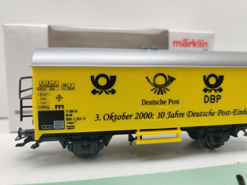 Märklin H0 AC 94080 PMS62-09 Kühlwagen "10J DP-Einheit" Ichqrs377 / NEM / OVP weiß