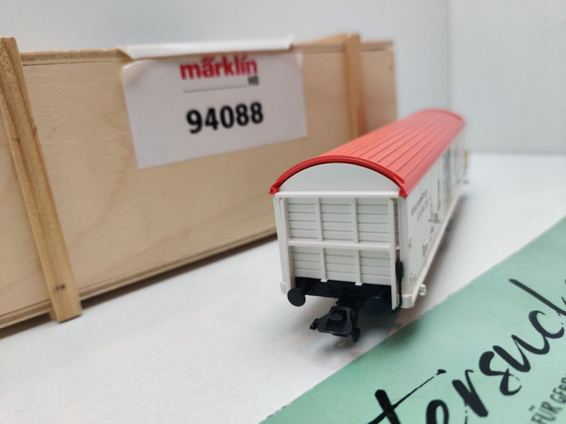 Märklin H0 AC 94088 Schiebewandwagen "Museumseröff.'01" / NEM / GMG / OVP Holz