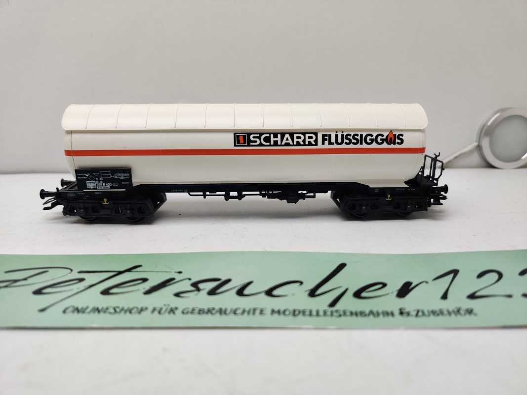 Märklin H0 AC 94106 / 4-Achser Kesselwagen / SCHARR FLÜSSIGGAS / NEM / DB