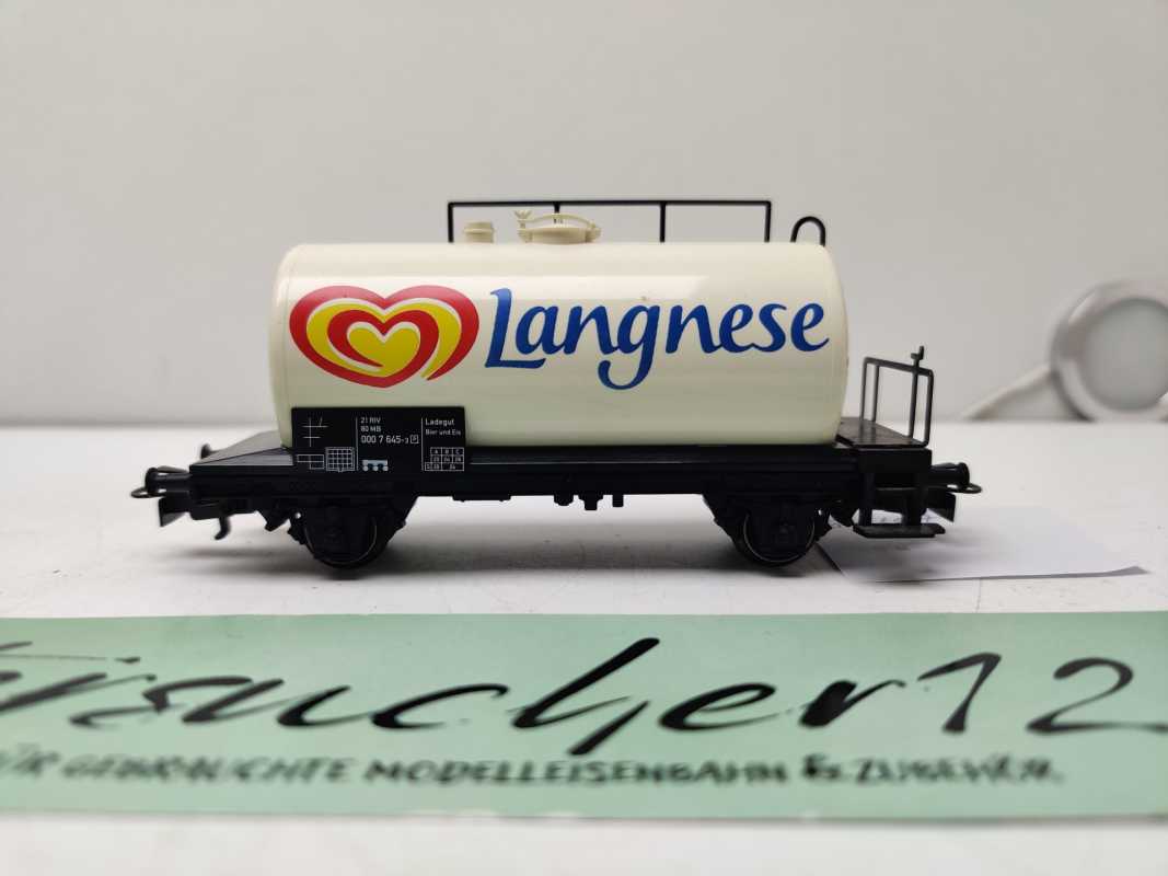 Märklin H0 AC 94107 / 000 7645-3 Kesselwagen / Langnese / DB