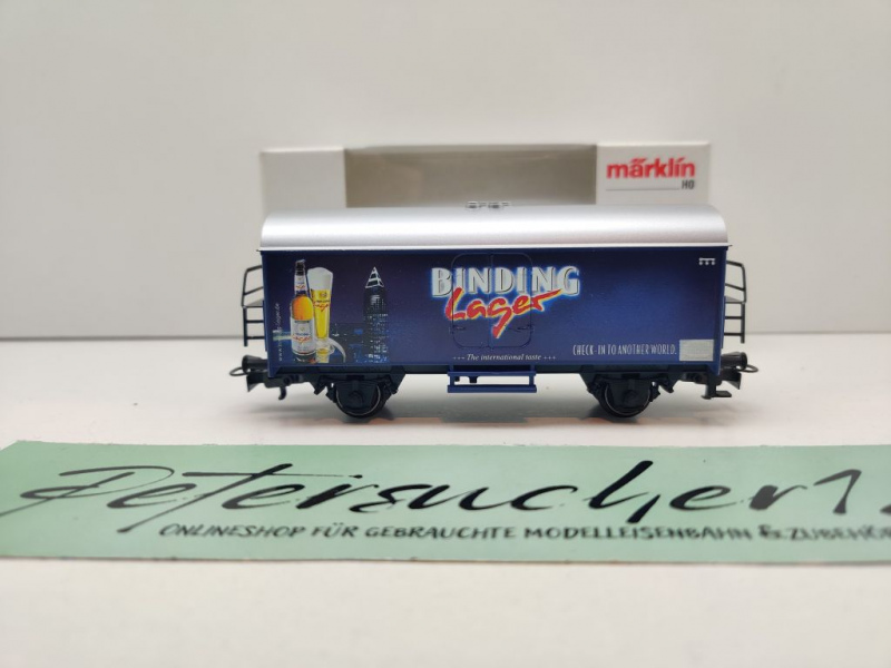 Märklin H0 AC 94111 Kühlwagen "Binding" / Ichqrs377 / DB / OVP weiß