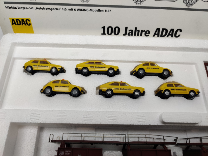 Märklin H0 94188 Wagen-Set Autotransporter / Wiking Modelle / OVP