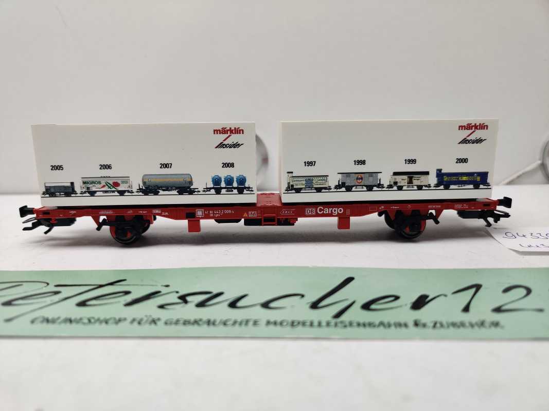 Märklin H0 AC 94339 / Sondermodell Behälter-Tragwagens / Bauart Lgns 570 / DB AG