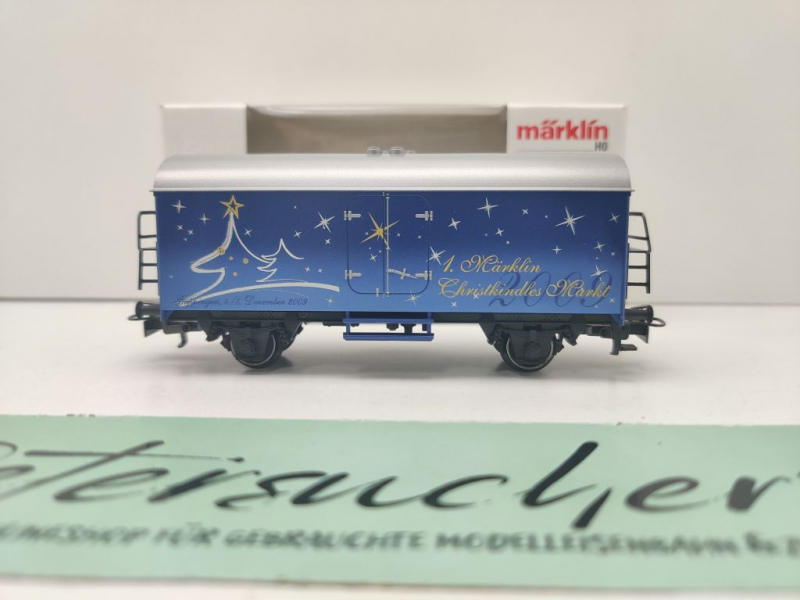 Märklin H0 AC 94352 Kühlwagen "1.Märklin Christkindlmarkt 2009" Ichqrs377 / OVP