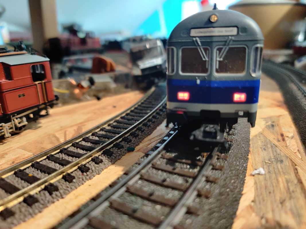 Märklin H0 AC 94438 / Nahverkehrs-Steuerwagen („Silberling“-Bauart) / markanten BASF-blauen Sonderlackierung / NEM