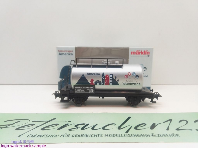Märklin H0 AC 94451 Kesselwagen "5000 Tage Wunderland - Amerika" / NEM / OVP