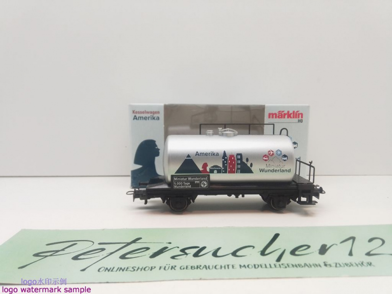 Märklin H0 AC 94451 Kesselwagen "5000 Tage Wunderland - Amerika" / NEM / OVP