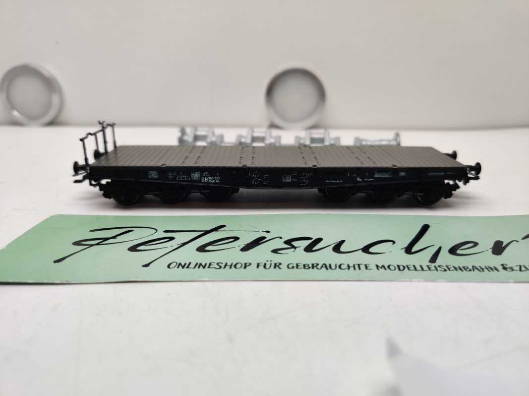 Märklin H0 AC 48675 / 965 323 / 6-Achser Schwerlastwagen / mit Ladegut Welle / NEM / DB