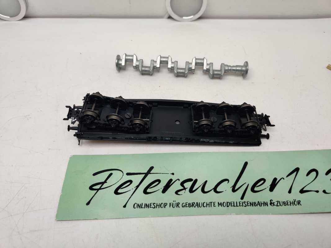 Märklin H0 AC 48675 / 965 323 / 6-Achser Schwerlastwagen / mit Ladegut Welle / NEM / DB