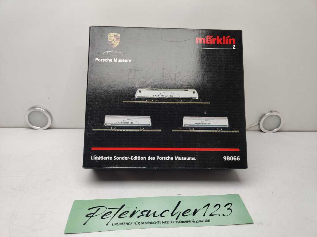 Märklin Z DC 98066 limitierte Startpackung Nr. 566 ("Fun-Set") als Sonderedition für das Porsche-Museum / Digital-Umbau / OVP