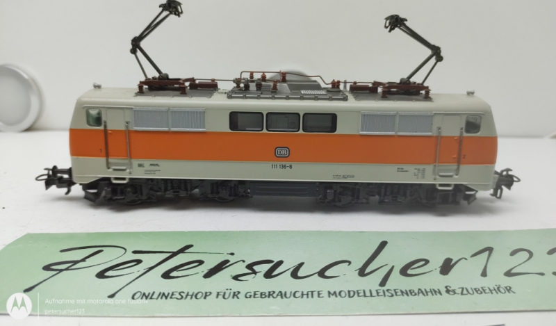 Märklin H0 AC 3355 / BR111 136-8 Elektrolok / DB / Analog