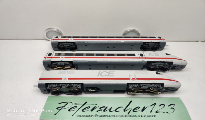 Märklin H0 AC BR402 016-0 ICE / 3-Teilig / DB / Rot / Mfx - Digital / Sound