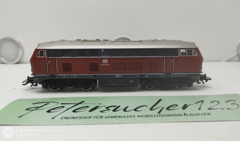 Märklin H0 AC 3075 / BR216 025-7 Diesellok / DB / Analog
