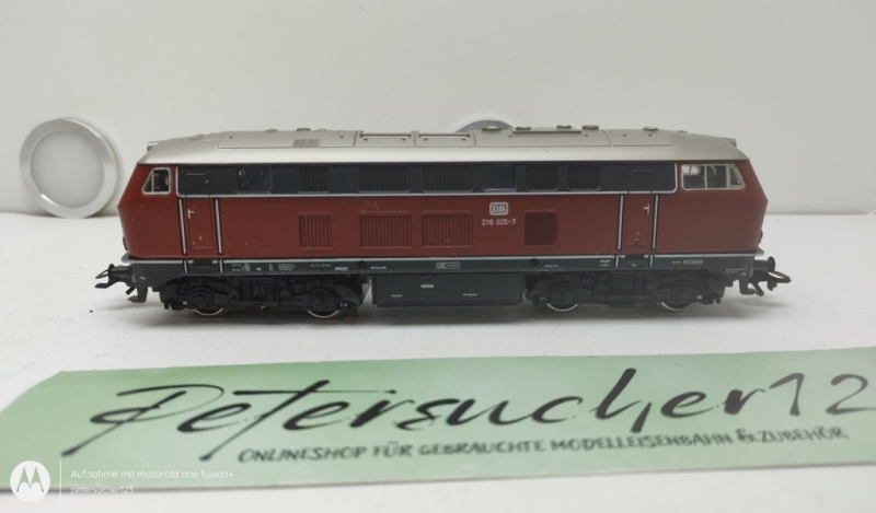 Märklin H0 AC 3075 / BR216 025-7 Diesellok / DB / Analog