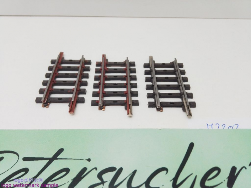 Märklin H0 AC 2202 3x Gerades K-Gleis / 1/4 = 45 mm / Farbe