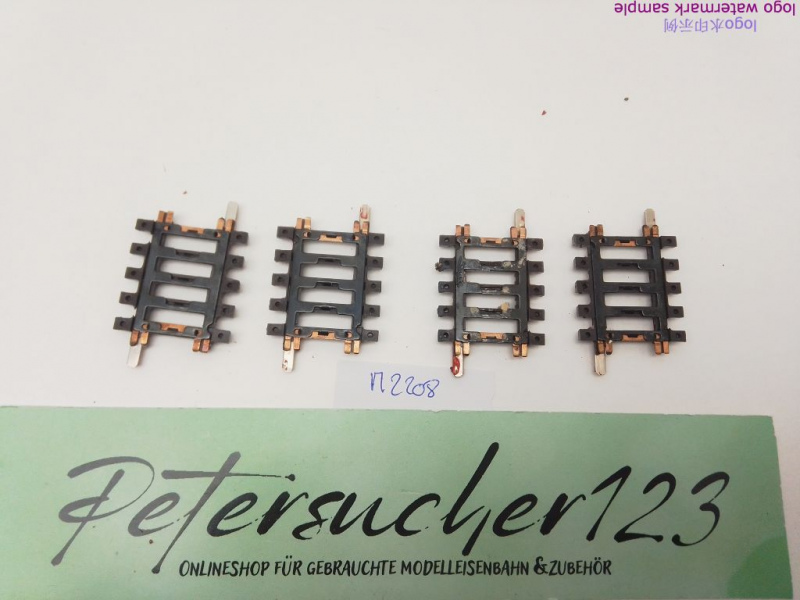 Märklin H0 AC 2208 4x Gerades K-Gleis / 35,1 mm / Farbe, Kleber