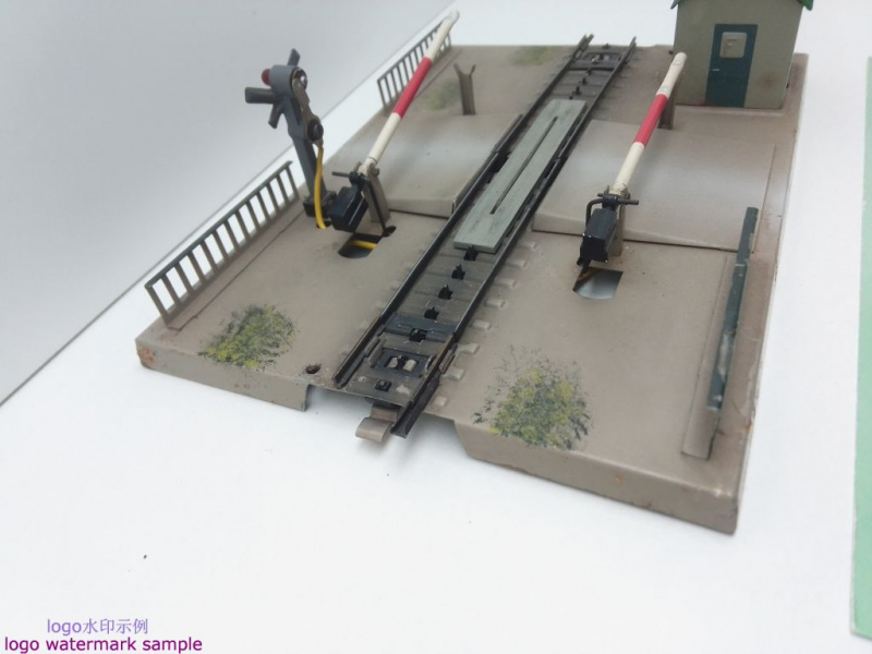 MÄRKLIN H0 AC 7054 mechanischer Bahnübergang für M-Gleis