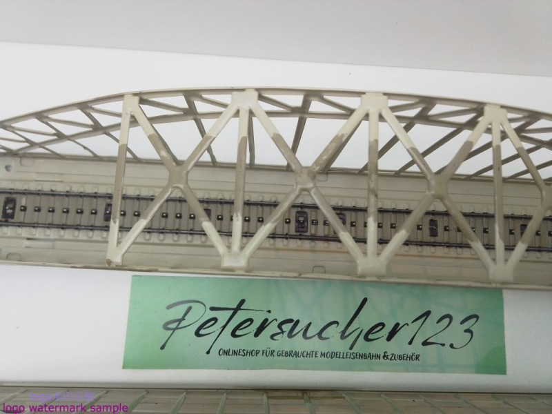 MÄRKLIN H0 AC 7163 2x Bogenbrücke Blech für M-Gleis