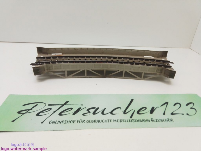 MÄRKLIN H0 AC 7167 gebogenes Rampenstück für M-Gleis / 185 mm
