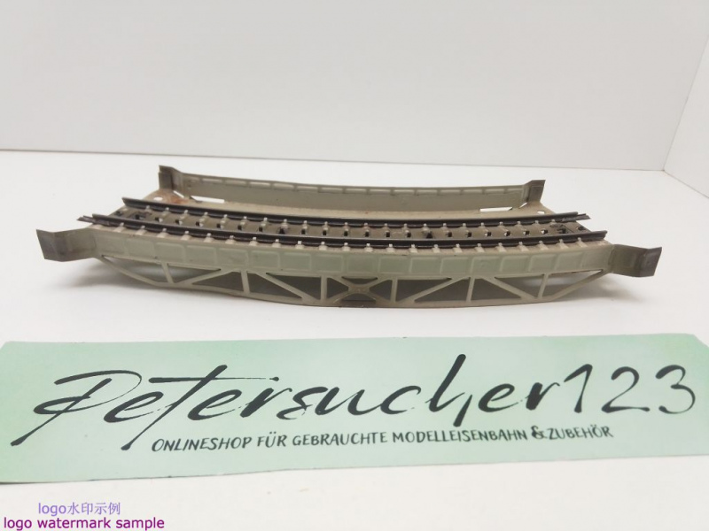 MÄRKLIN H0 AC 7167 gebogenes Rampenstück für M-Gleis / 185 mm