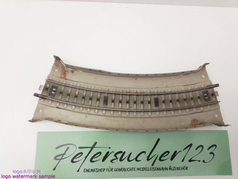 MÄRKLIN H0 AC 7167 gebogenes Rampenstück für M-Gleis / 185 mm