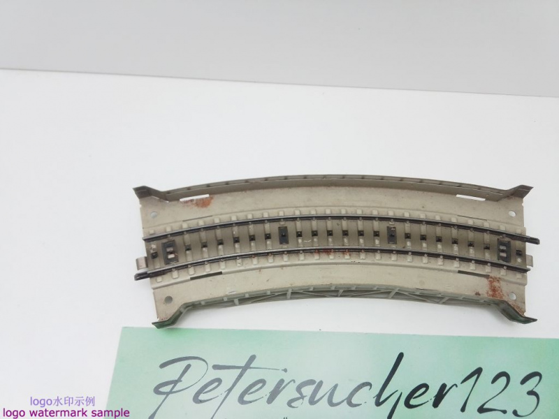 MÄRKLIN H0 AC 7167 gebogenes Rampenstück für M-Gleis / 185 mm