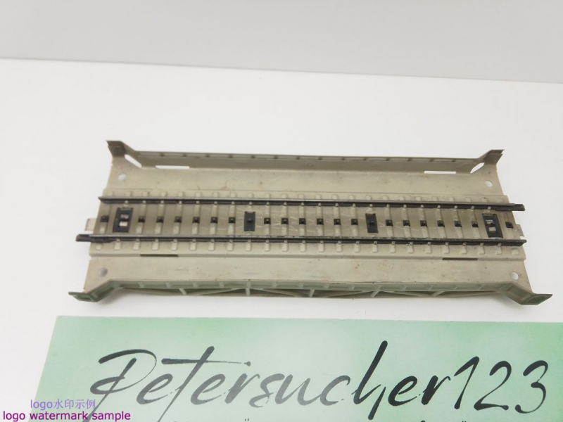 MÄRKLIN H0 AC 7168 gerades Rampenstück für M-Gleis / 180 mm