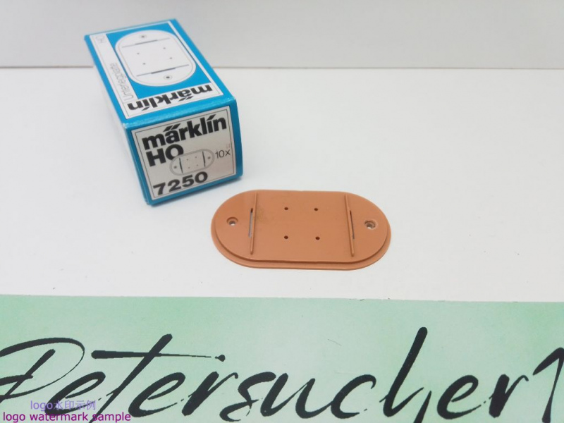 MÄRKLIN H0 AC 7250 1x Unterlegplatte als Fundament aus OVP / geschraubt