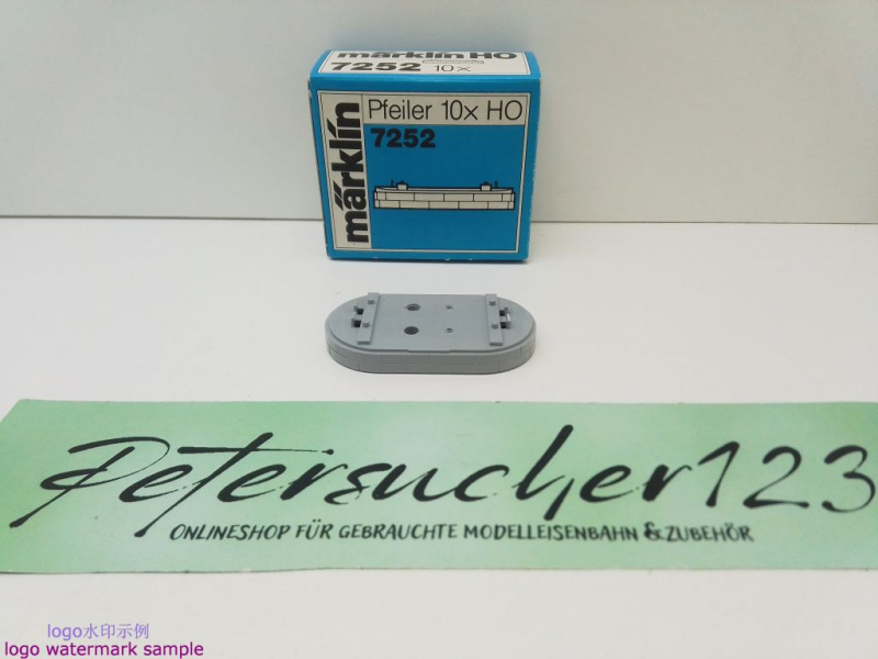 MÄRKLIN H0 AC 7252 1x Pfeiler Segment aus OVP / geschraubt