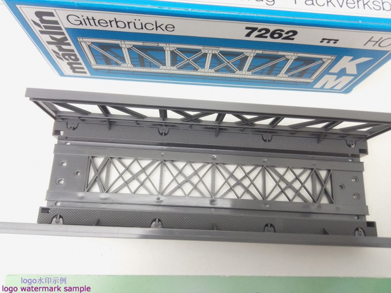 MÄRKLIN H0 AC 7262 Gitterbrücke für K- & M-Gleis / OVP