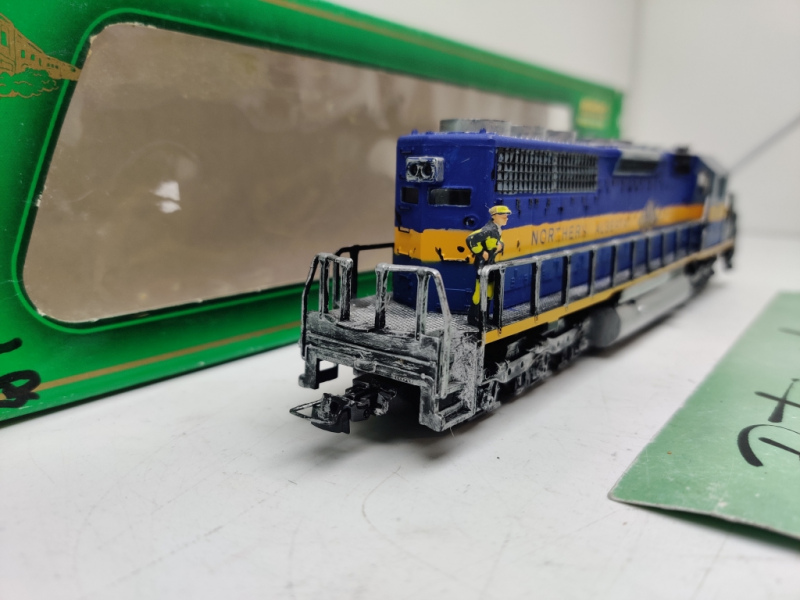 Mehano H0 DC 29477 / T019 Diesellok gealtert / bemalt / Analog / OVP