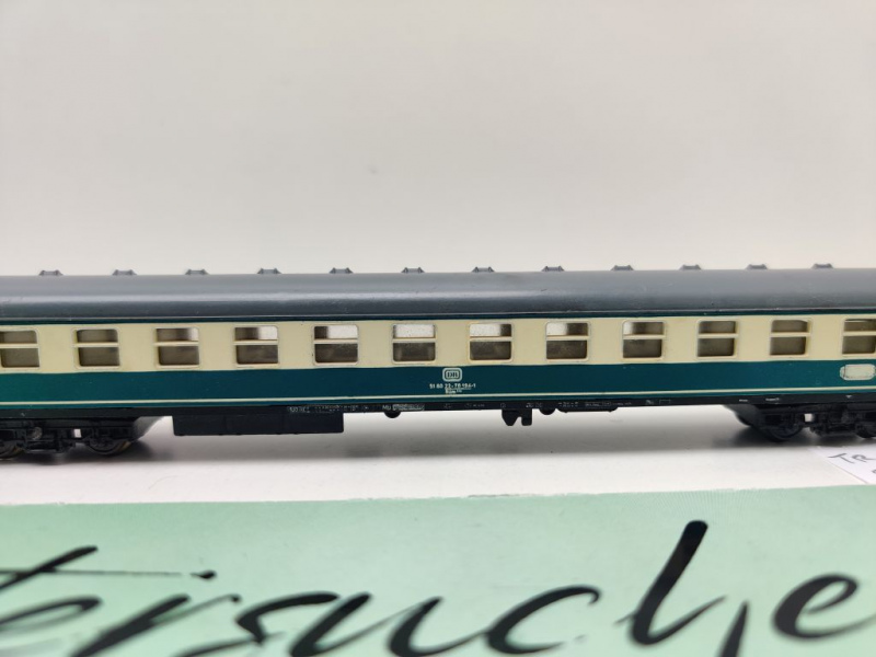 Minitrix N DC 11060 1x Schnellzugwagen 2.Kl aus Set / Büm 232 / DB