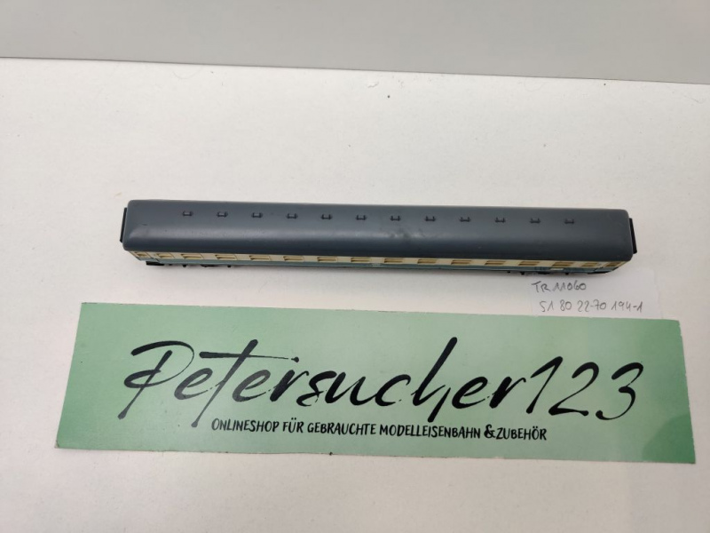 Minitrix N DC 11060 1x Schnellzugwagen 2.Kl aus Set / Büm 232 / DB