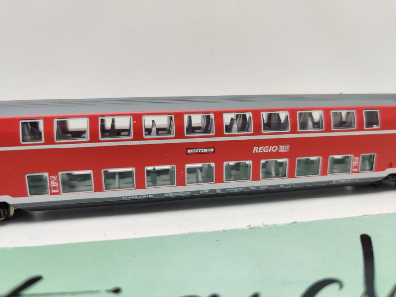 Minitrix N DC 11148 Doppelstockwagen 2.Kl. DBza751 aus Set / NEM / DB