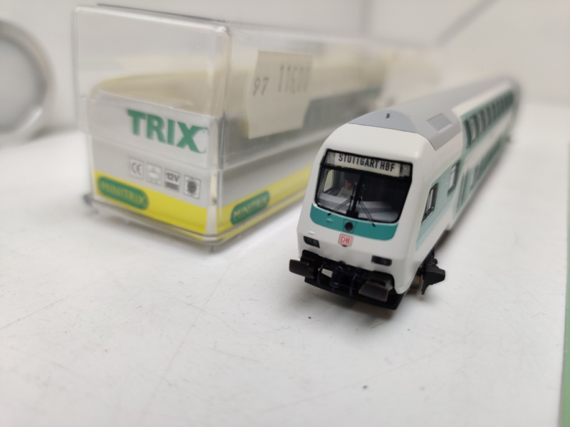 Mini Trix N DC 13758 / Doppelstock-Steuerwagen 2. Klasse / inklusive Personen / OVP