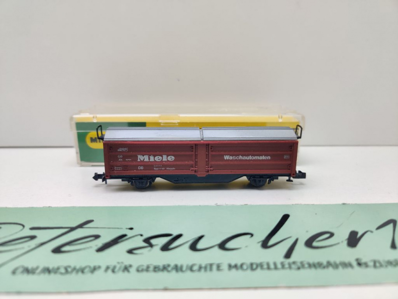 Minitrix N DC 3167 Hubschiebedachwagen "Miele" Klmmgks66 / DB / ErsatzVP