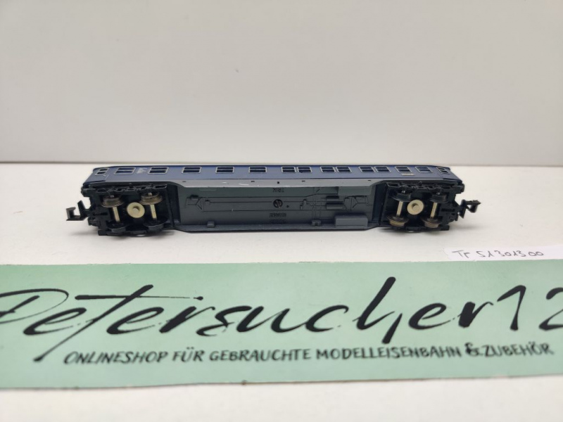 Minitrix N DC 51 3013 00 Schnellzugliegewagen "Touropa" / Bc4ümg / DB