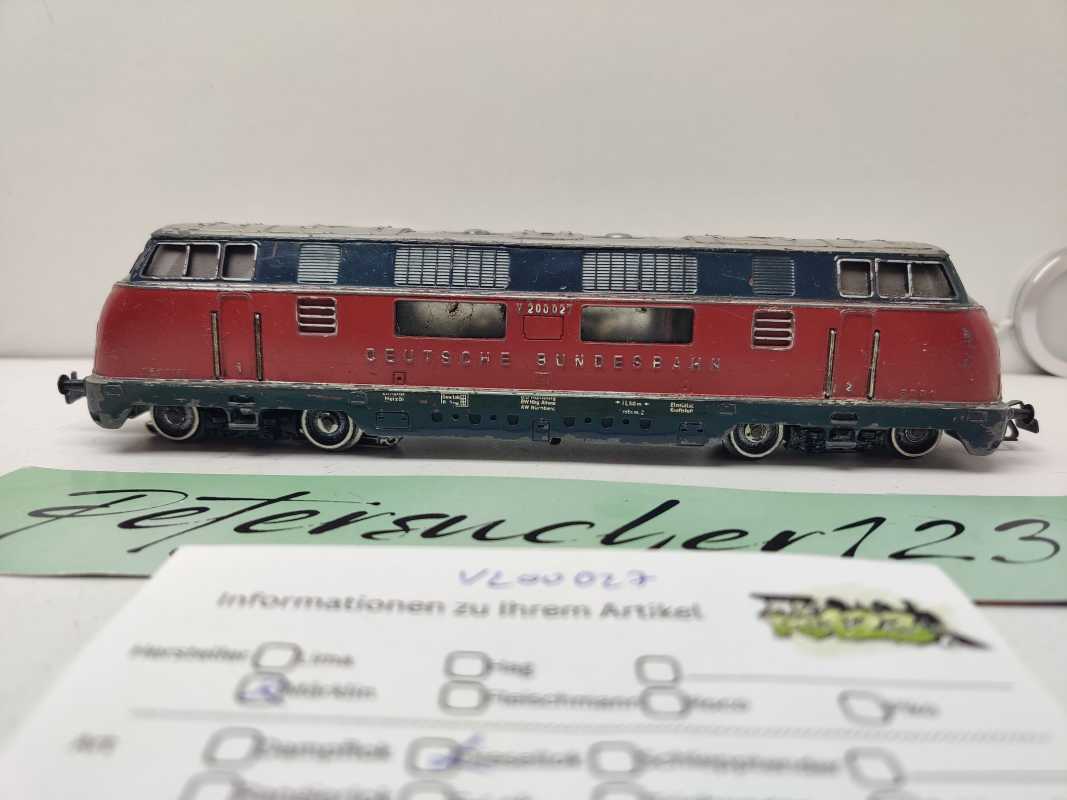 Märklin H0 AC 3021 / V200 027 / Diesellok / Rot / DB / Analog