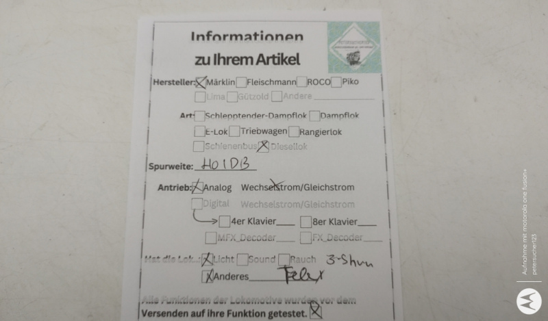 Märklin H0 3065 / V60 1009   Diesellok / Telex / ROT / DB / Analog