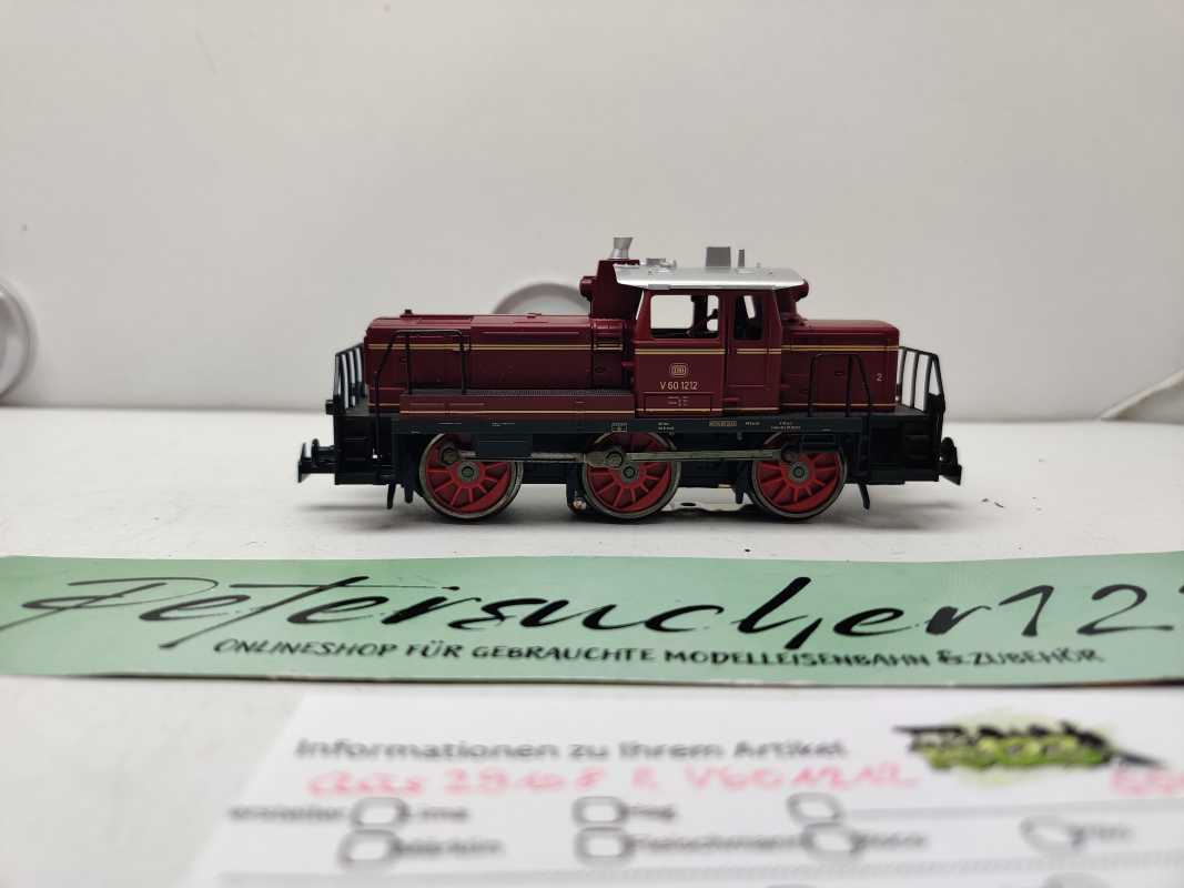 MÄRKLIN H0 AC V60 121 Diesellok / Rangierlok / Fx / Rot / DB