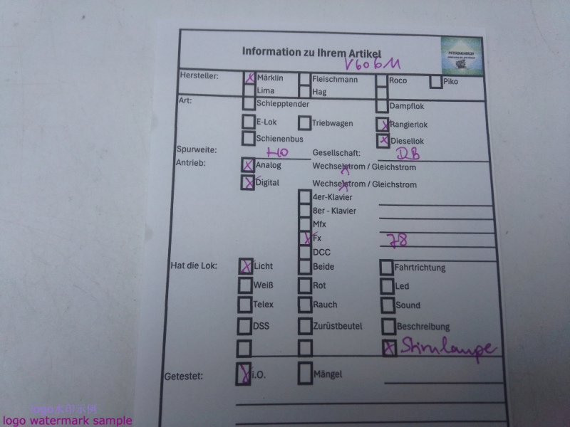 Märklin H0 AC V60 611 Diesellok DB / Rot / Digital