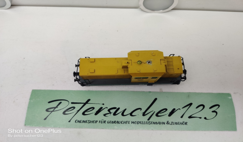 Märklin H0 AC Rangierlok Werk 1 / Diesellok / Gelb / Blinklicht / Delta-Digital