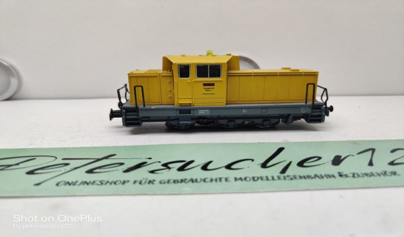 Märklin H0 AC Rangierlok Werk 1 / Diesellok / Gelb / Blinklicht / Delta-Digital