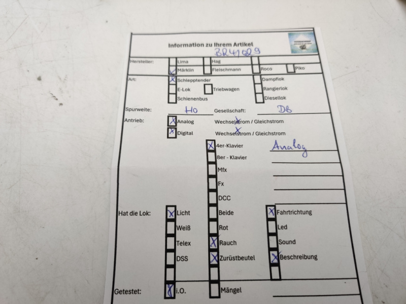 Märklin H0 AC 29815 / BR41 029 Dampflok Schlepptender / Delat-Digital / DB