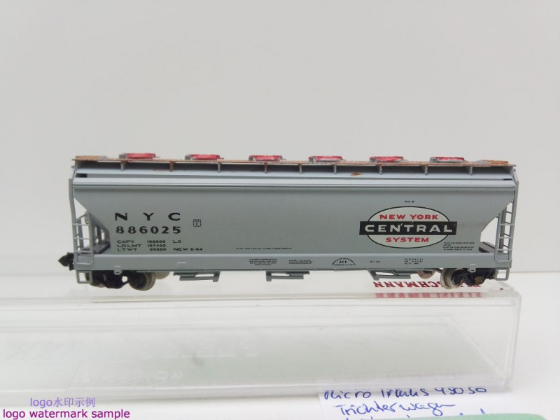 Micro Trains N DC 093 00 030 Trichterwagen m Abdeckung US-Bauart / 886025 / NYC