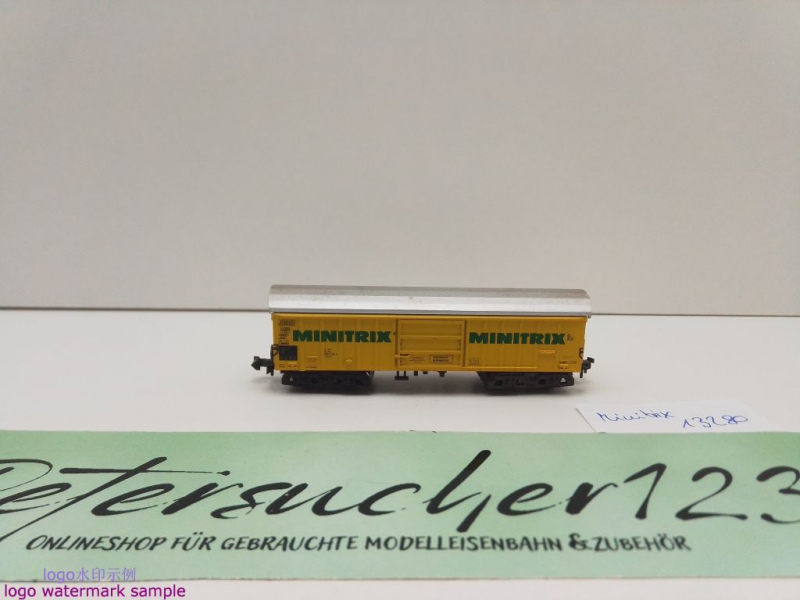 Minitrix N DC 13280 Schwenkdachwagen "Minitrix"  / Taes890 / DB