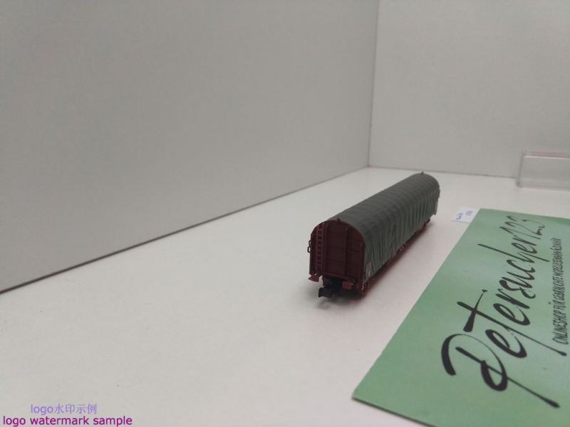 Minitrix N DC 15476 1x Schiebeplanenwagen aus Set / Rilns26 6 / NEM / SNCF